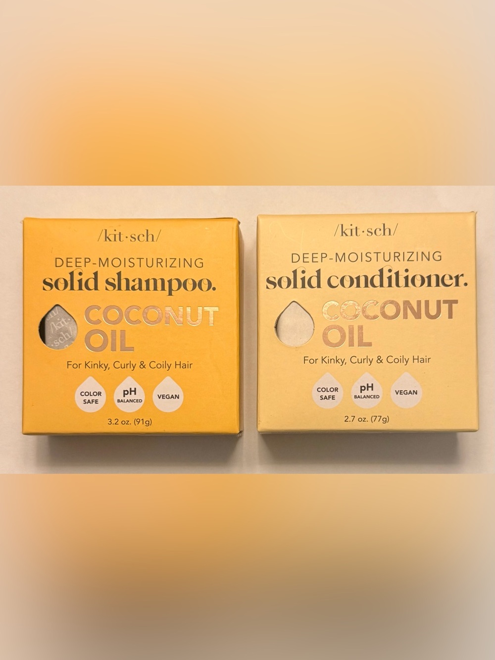 Kitsch Solid Coconut Oil Shampoo & Conditioner (BRAND NEW)